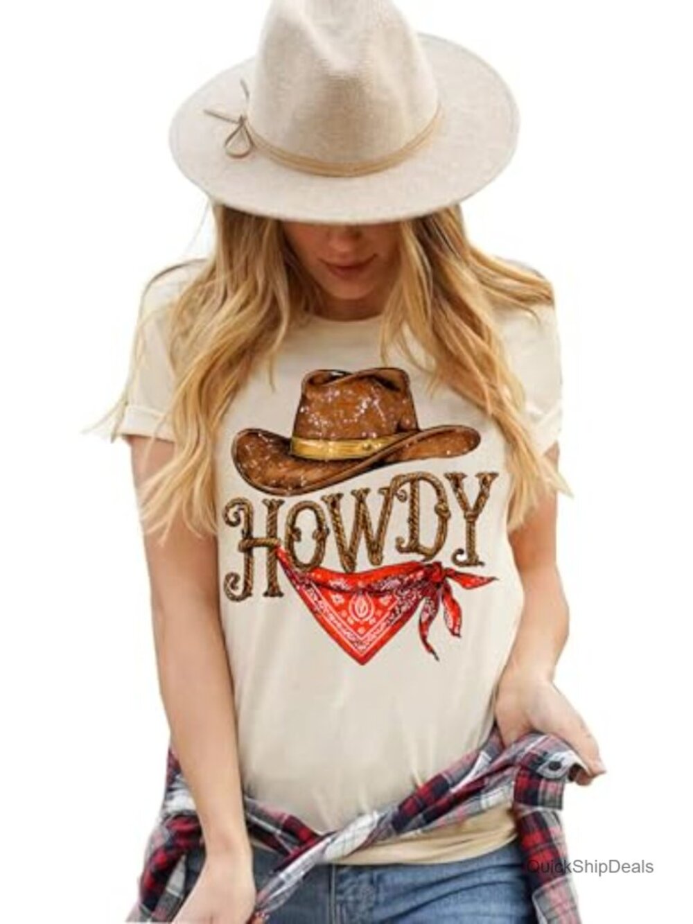 Country Music Western Graphic T-Shirt Women Cotton Blend Crew Neck Casual